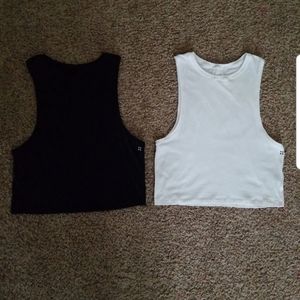 ACTA(formerly kora) blk & white tanks XS
